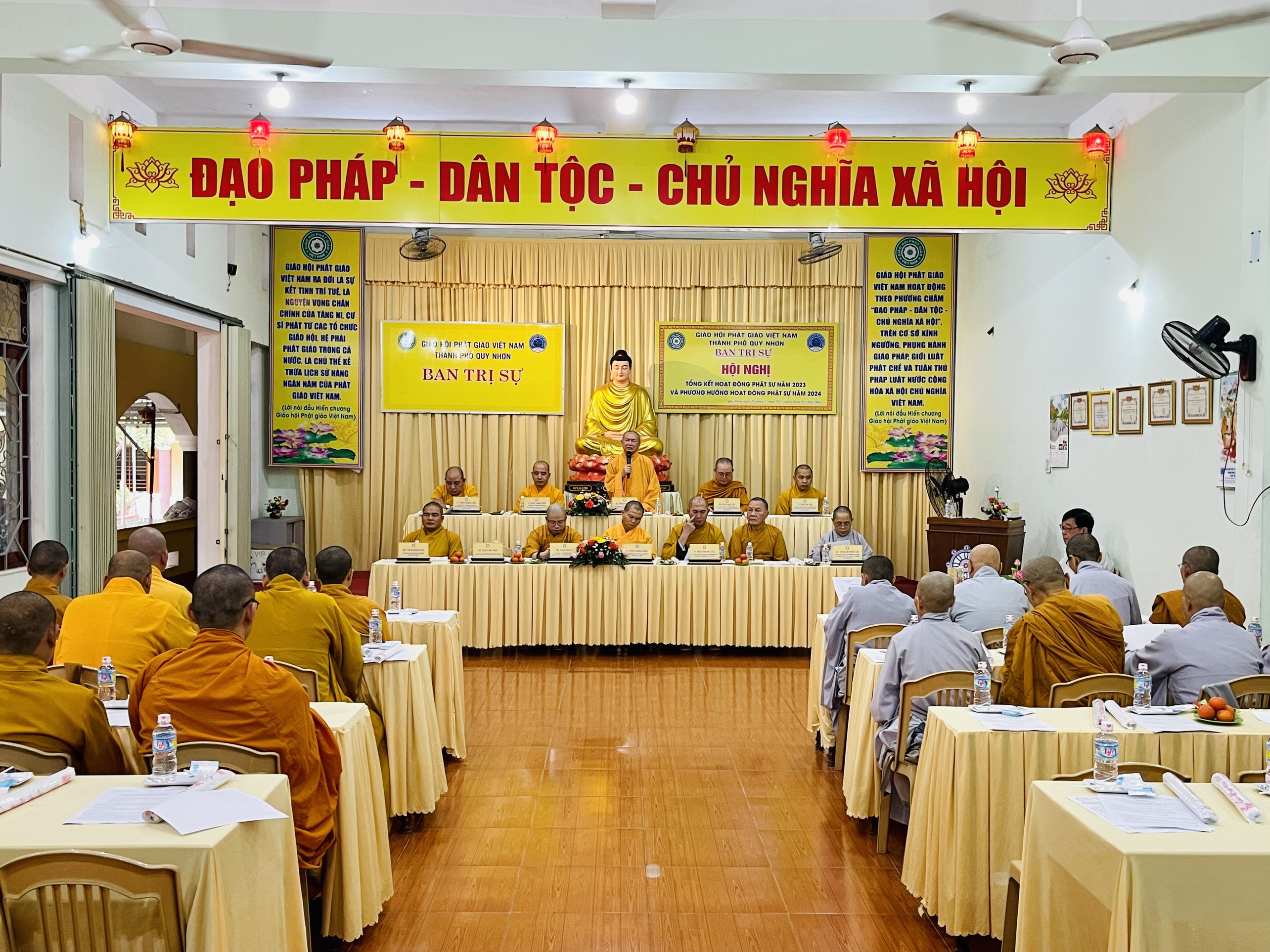 Hội Nghị tổng kết hoạt động Phật sự Phật giáo thành phố Quy Nhơn video